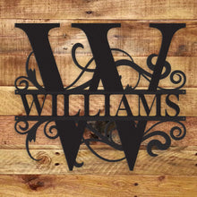 Load image into Gallery viewer, Fancy Monogram - Metal Wall Art/Decor