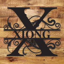 Load image into Gallery viewer, Fancy Monogram - Metal Wall Art/Decor