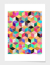 Load image into Gallery viewer, Colorful Cubes Frame