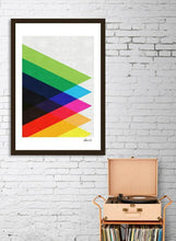 Load image into Gallery viewer, Colorful Triangles Frame
