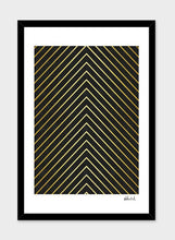 Load image into Gallery viewer, Minimalist and golden art Frame