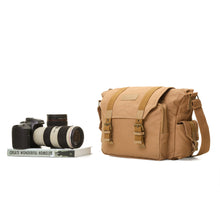 Load image into Gallery viewer, BAGSMART Canvas Camera Bag Shockproof Case DSLR Travel Padded Box Handbag Shoulder Bag
