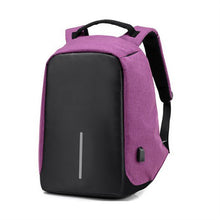 Load image into Gallery viewer, Anti-theft Backpack With USB Charge Port Concealed Zippers And Larger Volume Capacity Lightweight Waterproof for School Travel