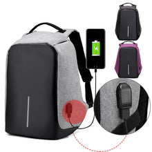 Load image into Gallery viewer, Anti-theft Backpack With USB Charge Port Concealed Zippers And Larger Volume Capacity Lightweight Waterproof for School Travel