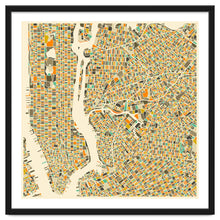 Load image into Gallery viewer, New York Map Art Print