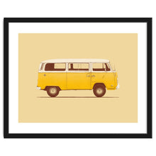 Load image into Gallery viewer, Yellow Van Framed Artwork