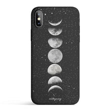 Load image into Gallery viewer, Moon Phases - Colored Candy Matte TPU iPhone Case Cover