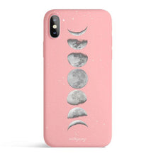 Load image into Gallery viewer, Moon Phases - Colored Candy Matte TPU iPhone Case Cover
