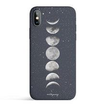 Load image into Gallery viewer, Moon Phases - Colored Candy Matte TPU iPhone Case Cover