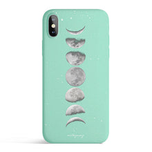 Load image into Gallery viewer, Moon Phases - Colored Candy Matte TPU iPhone Case Cover