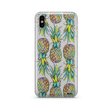 Load image into Gallery viewer, Hawaiian Pineapple iPhone & Samsung Clear Phone Case Cover