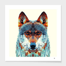 Load image into Gallery viewer, Wolf - Colorful Animals Cushion/Pillow