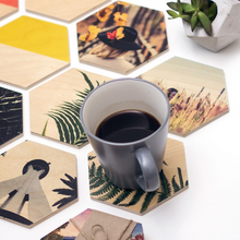 Load image into Gallery viewer, Customizable Wooden Coasters