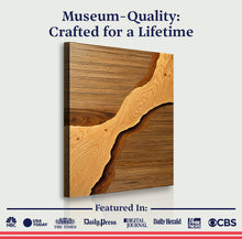 Load image into Gallery viewer, Wood Rift Wall Art
