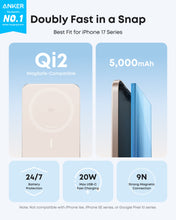 Load image into Gallery viewer, Anker Nano Power Bank (5K, MagGo, Slim)
