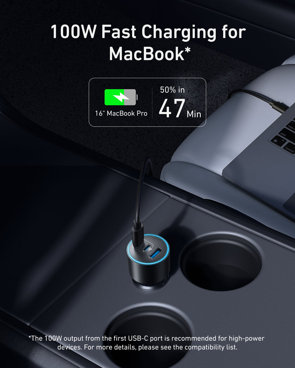 Anker Nano Car Charger (167.5W, 3 Ports) – Fast Focus