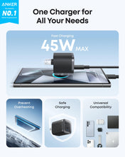 Load image into Gallery viewer, Anker Nano Charger (45W) with USB-C to USB-C Cable
