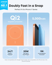 Load image into Gallery viewer, Anker Nano Power Bank (5K, MagGo, Slim)
