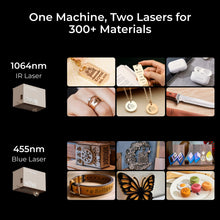 Load image into Gallery viewer, xTool S1 + 1064nm IR Laser Kit: Enclosed Diode Laser Engraver &amp; Cutter
