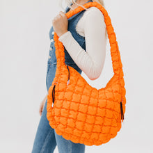 Load image into Gallery viewer, Carmen Quilted Hobo Tote Bag
