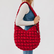 Load image into Gallery viewer, Carmen Quilted Hobo Tote Bag
