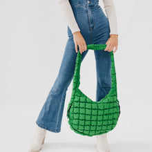 Load image into Gallery viewer, Carmen Quilted Hobo Tote Bag
