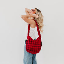 Load image into Gallery viewer, Carmen Quilted Hobo Tote Bag
