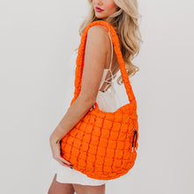 Load image into Gallery viewer, Carmen Quilted Hobo Tote Bag
