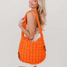 Load image into Gallery viewer, Carmen Quilted Hobo Tote Bag
