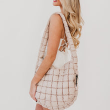 Load image into Gallery viewer, Carmen Quilted Hobo Tote Bag
