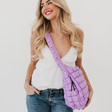 Load image into Gallery viewer, Carmen Quilted Hobo Tote Bag
