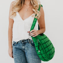 Load image into Gallery viewer, Carmen Quilted Hobo Tote Bag
