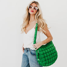 Load image into Gallery viewer, Carmen Quilted Hobo Tote Bag
