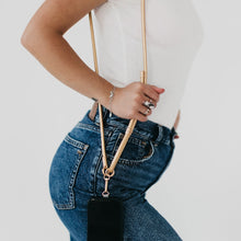 Load image into Gallery viewer, Metallic Phone Holder Crossbody Strap
