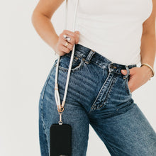 Load image into Gallery viewer, Metallic Phone Holder Crossbody Strap
