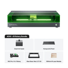Load image into Gallery viewer, xTool S1 + 1064nm IR Laser Kit: Enclosed Diode Laser Engraver &amp; Cutter
