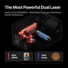 Load image into Gallery viewer, xTool F2 Ultra 60W MOPA &amp; 40W Diode Dual Laser Engraver
