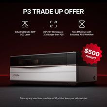 Load image into Gallery viewer, xTool P3 80W Flagship CO2 Laser Cutter with Intelligent Automation

