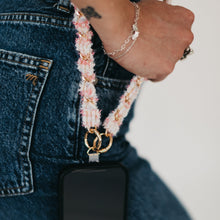 Load image into Gallery viewer, Tweed Phone Holder Crossbody Strap
