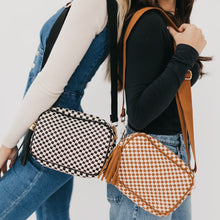 Load image into Gallery viewer, Woven Willow Camera Crossbody Bag
