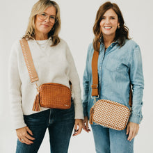 Load image into Gallery viewer, Woven Willow Camera Crossbody Bag
