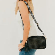 Load image into Gallery viewer, Woven Willow Camera Crossbody Bag
