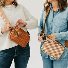 Load image into Gallery viewer, Woven Willow Camera Crossbody Bag
