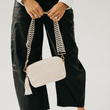 Load image into Gallery viewer, Woven Willow Camera Crossbody Bag
