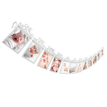 Load image into Gallery viewer, 1-12 Month baby Photo holder Kids Birthday Gift
