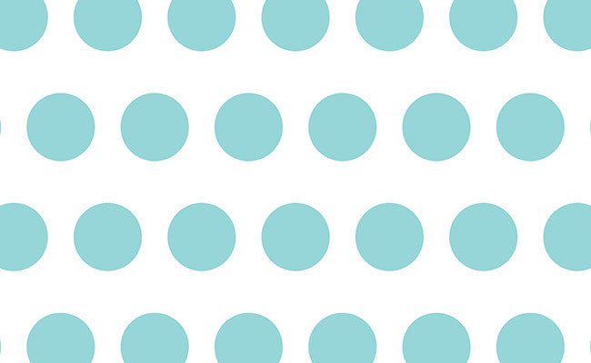 Savage Aqua Polka Dots Printed Background Paper
