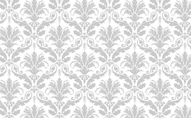Savage Gray Floral Printed Background Paper
