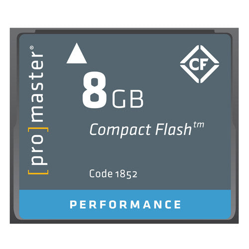 Promaster Compact Flash 8GB 500x Performance
