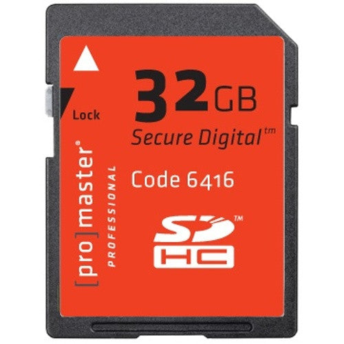 Promaster Professional SDHC 32GB Memory Card