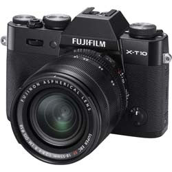 Fujifilm X-T10 w/XF 18-55mm Lens Kit - Black Camera
